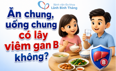 (HCDC) Ăn chung, uống chung có lây viêm gan B không?